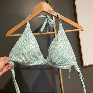 Victoria’s Secret Mint Green Shell Halter Bikini Top